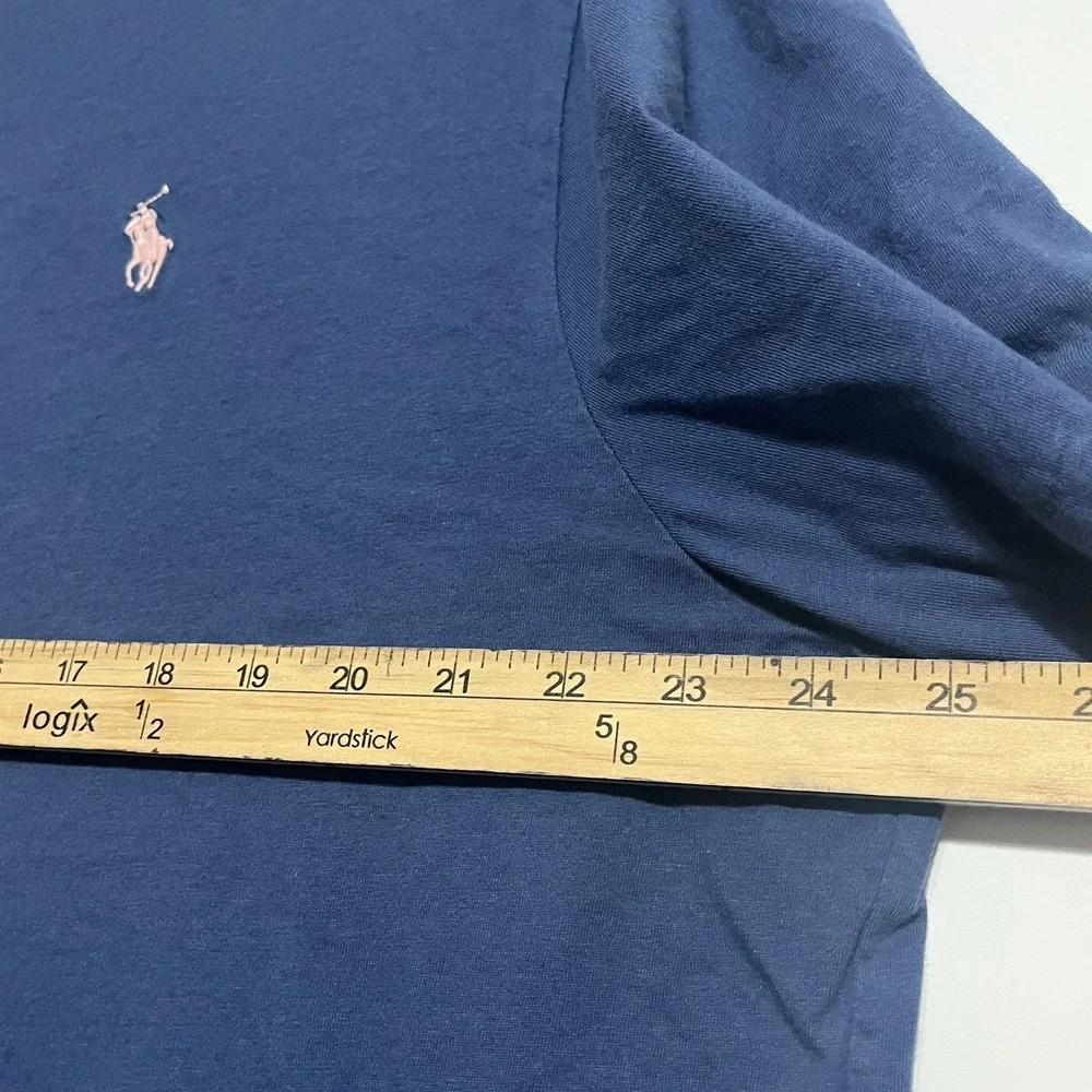 Polo Ralph Lauren Bundle 2-Pack Classic Fit Cotton V Neck Tee 2XL/2XB Blue/Navy